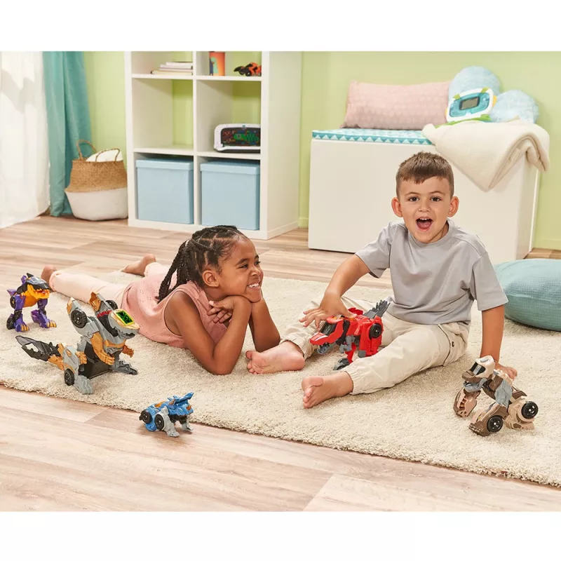 VTech Switch & Go Dino Fighter Velociraptor Raudonas 3+