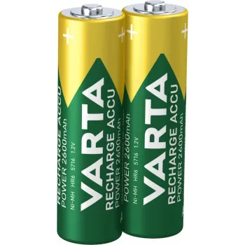 VARTA Įkraunama AA NiMH baterija 2600 mAh