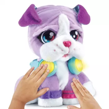 Minkštas žaislas VTech KidiFriends DJ BeatBoxer su balso įrašymu ir automatiniu išjungimu, įvairiaspalvis