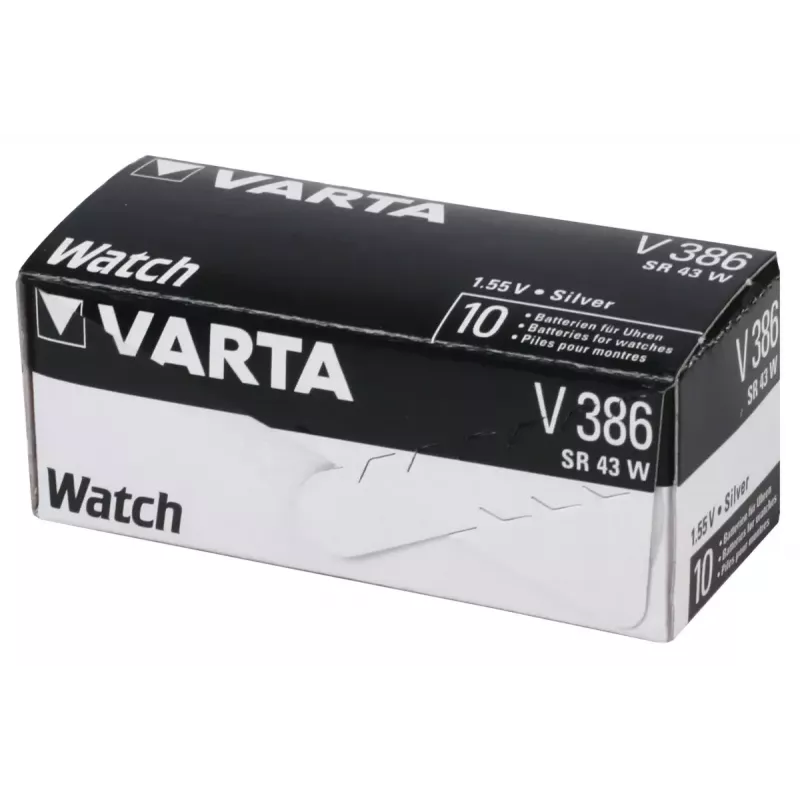 Varta V386 vienkartinis sidabro oksido elementas (SR43), 1,55 V