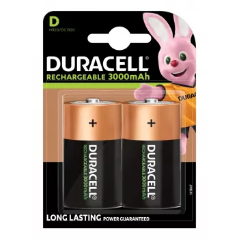 Duracell Įkraunama baterija D tipo NiMH 1.2V 2200mAh 2 vnt