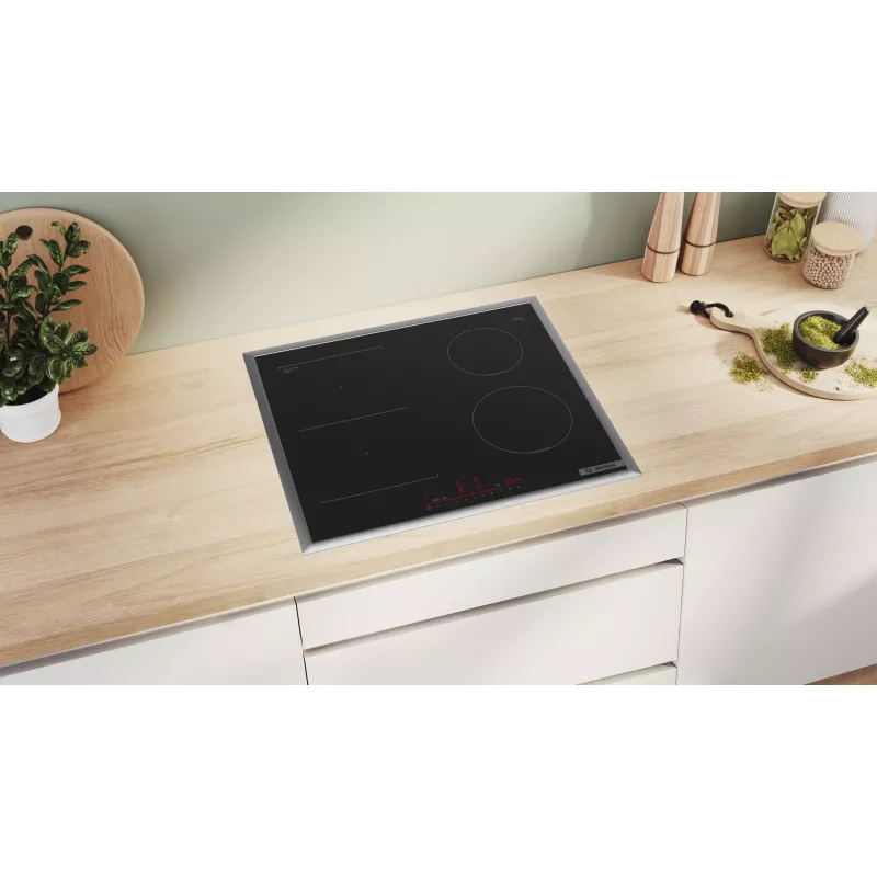 Bosch Serie 6 PVS645HB1E indukcinė kaitlentė juoda 60 cm 4 zonos