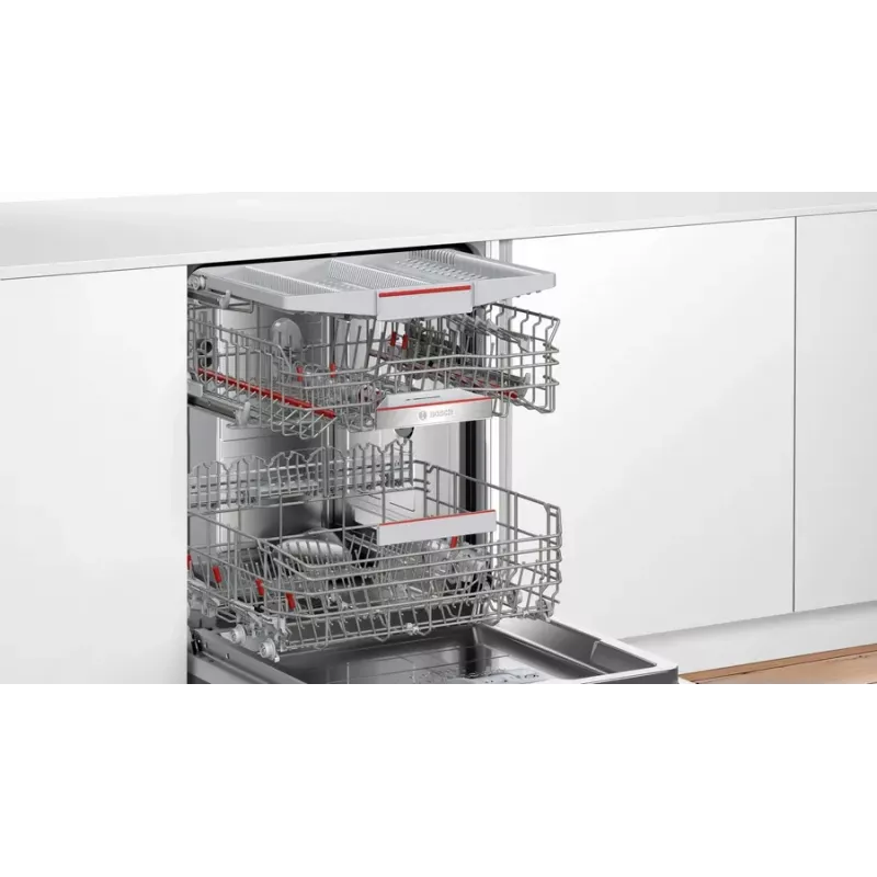 Bosch Serie 6 SMV6ZCX16E indaplovė, visiškai įmontuojama, 14 komplektų