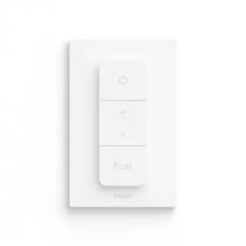 Philips Dimmer Switch (naujausias modelis), reguliatorius ir jungiklis, IEEE 802.15.4, IP20, išorinis, mygtukai, balta