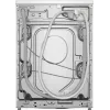 Bosch Serie 8 WGB244A40 priekinio pakrovimo skalbimo mašina, 9 kg, 1400 aps./min., i-Dos, balta/juoda