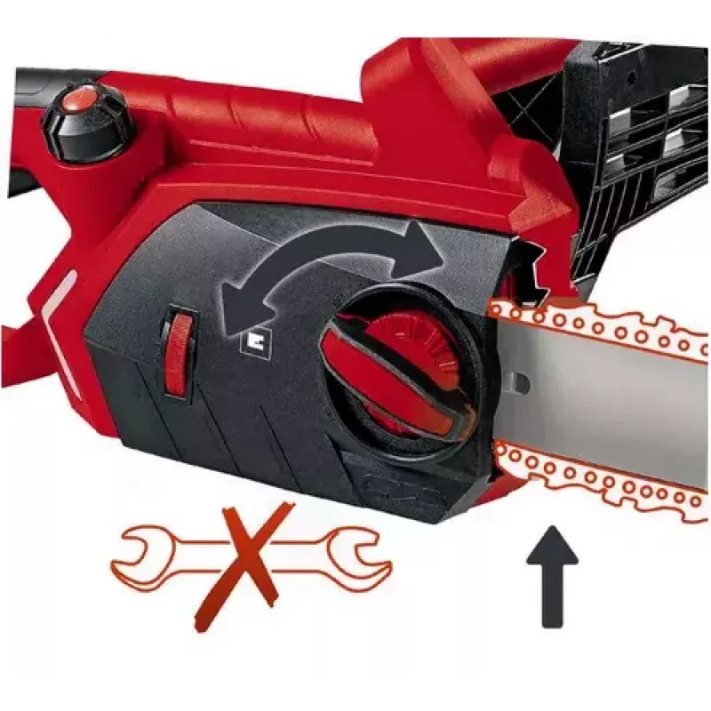 Elektrinis grandininis pjūklas Einhell GE-EC 2240 2200 W juodas raudonas