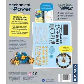 Kosmos Mechanical Power konstruktorius robotas, 8+ m., įvairiaspalvis
