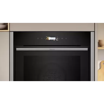 Neff B54CR71N0 orkaitė 71 L, juoda, nerūdijantis plienas