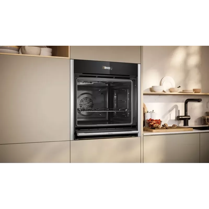 Neff B54CR71N0 orkaitė 71 L, juoda, nerūdijantis plienas
