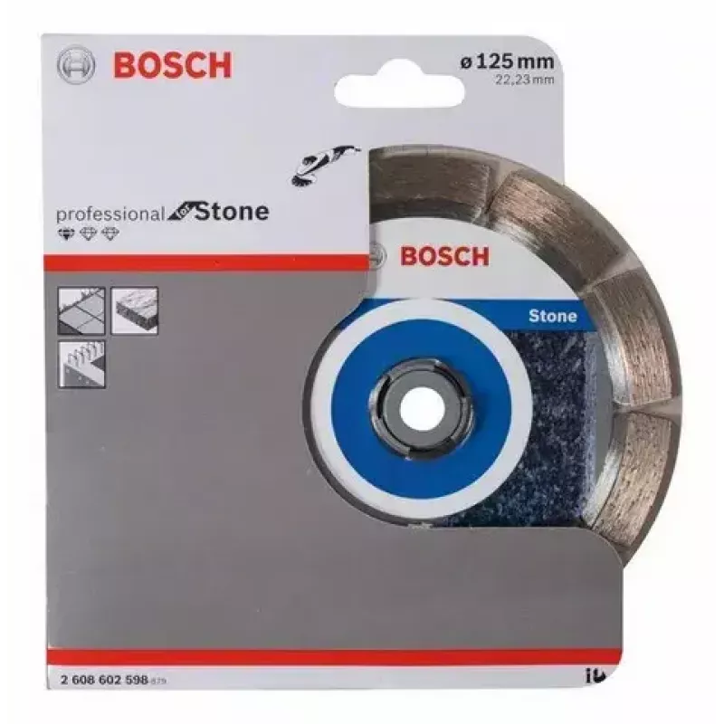 Pjūklo diskas akmeniui Bosch 2 608 602 598 125 mm