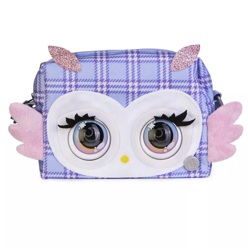 Purse Pets Print Perfect Hoot Couture Pelėda – interaktyvus žaislas-rankinė su garsais ir reakcijomis