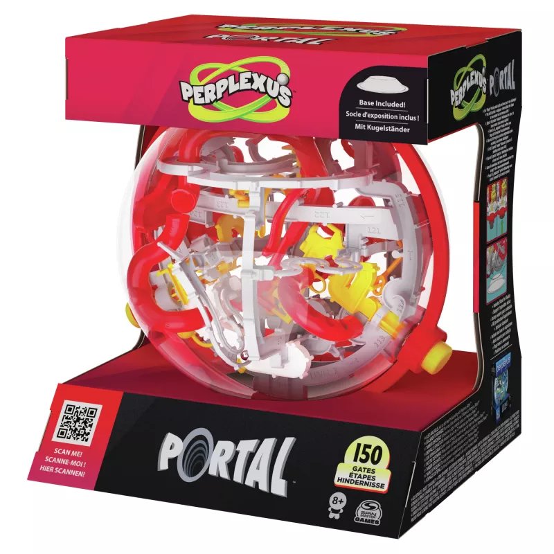 Games Perplexus Portal 3D galvosūkių rutulys su 150 kliūčių