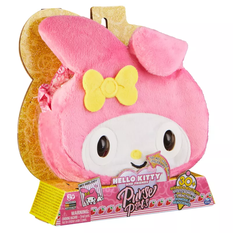 Purse Pets Sanrio Hello Kitty and Friends My Melody interaktyvus augintinis ir rankinė su garsais