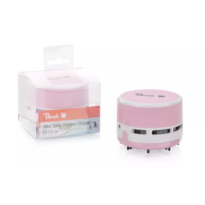 Nešiojamas dulkių siurblys Peach PA105, rožinis/baltas, be maišelio