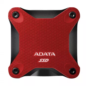 Išorinis SSD ADATA SD620 512 GB, USB 3.2 Gen 2 Micro-USB B, raudonas, silikoninis korpusas