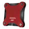 Išorinis SSD ADATA SD620 512 GB, USB 3.2 Gen 2 Micro-USB B, raudonas, silikoninis korpusas