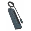 USB mazgas ICY BOX IB-HUB1450-C31 – 10 prievadų, USB 3.2