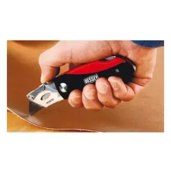 Bessey DBKPH-EU sulankstomas universalus peilis, ABS rankena, juoda/raudona