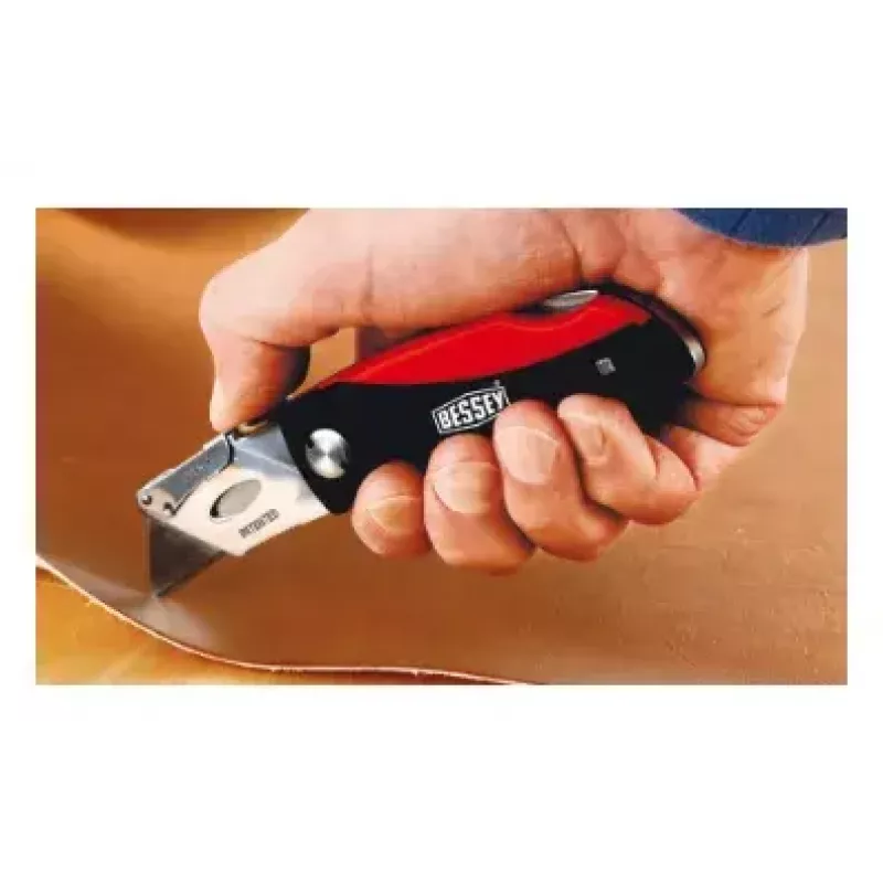 Bessey DBKPH-EU sulankstomas universalus peilis, ABS rankena, juoda/raudona