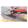 Bessey DBKPH-EU sulankstomas universalus peilis, ABS rankena, juoda/raudona