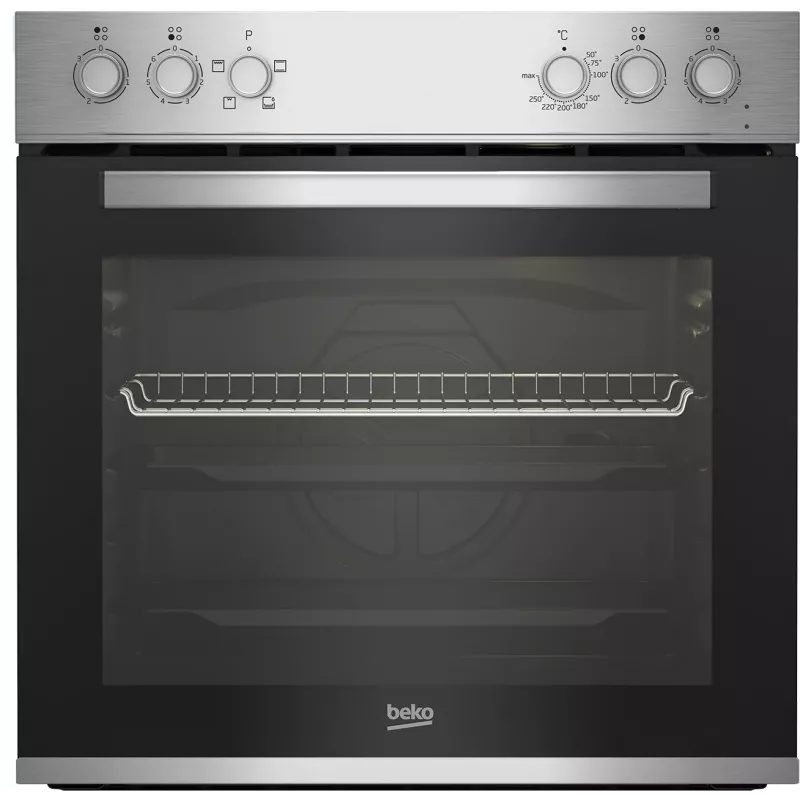 Beko BBUC12020X kepimo komplektas su keramine kaitlente ir elektrine orkaite