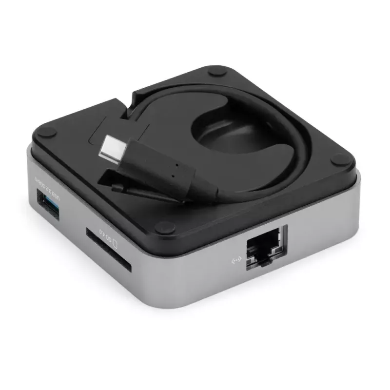 OWC USB-C Travel Dock E OWCTCDK6P2SG – 6 prievadų nešiojamas USB-C dokas