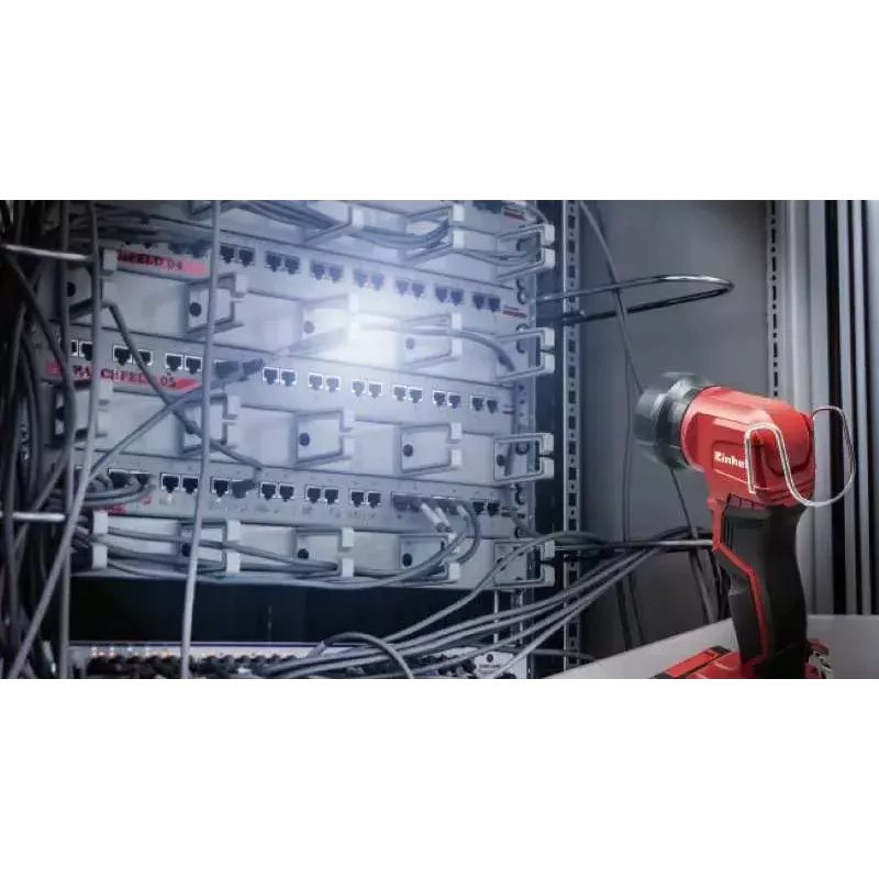 LED darbinis žibintas Einhell TE-CL 18 Li H-Solo, juodai raudonas