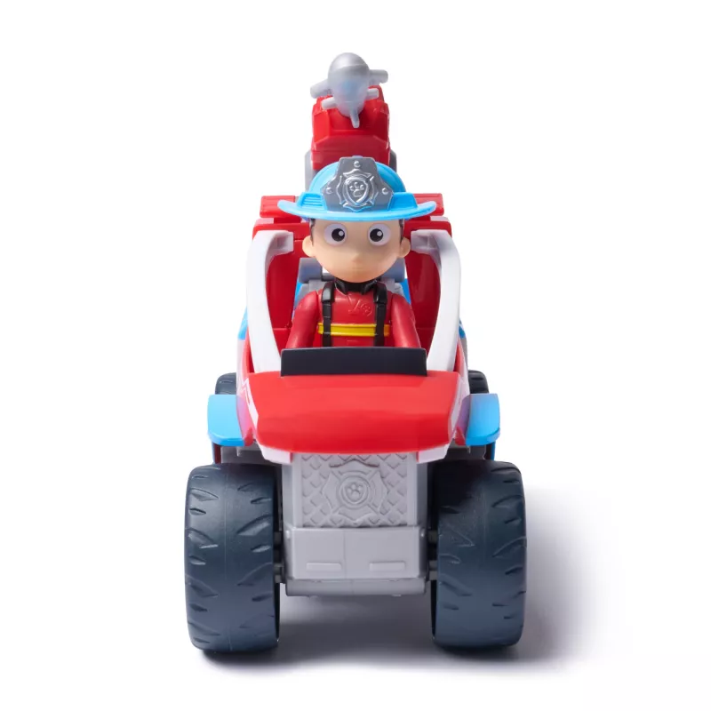 Žaislinė transporto priemonė Spin Master Paw Patrol Fire Rescue Ryder gelbėjimo ATV su dronų paleidimo įrenginiu ir Ryder figūrėle