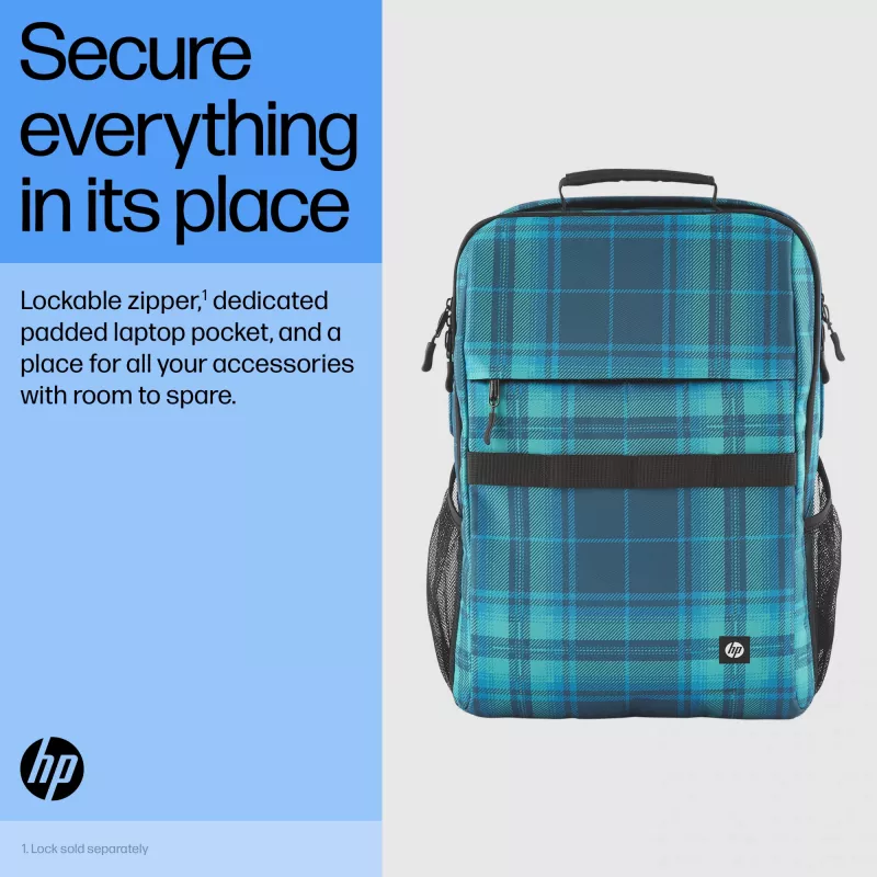 HP Campus XL Tartan Plaid kuprinė