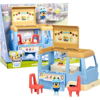 Žaidimų rinkinys TMTOYS Moose Toys MS18919 – Bluey kavinės rinkinys, plastikas, įvairiaspalvis, nuo 3 m.