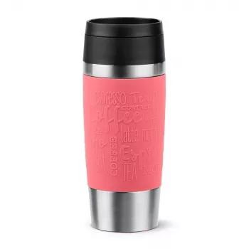 EMSA Travel Mug Classic 360 ml koralinis nerūdijančio plieno kelioninis puodelis