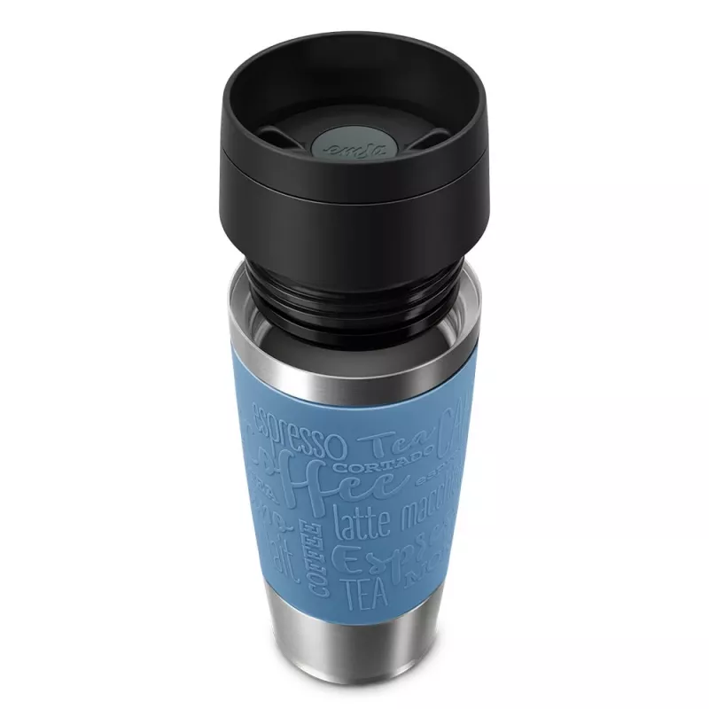 EMSA Travel Mug Classic 360 ml termopuodelis, mėlynas, nerūdijantis plienas