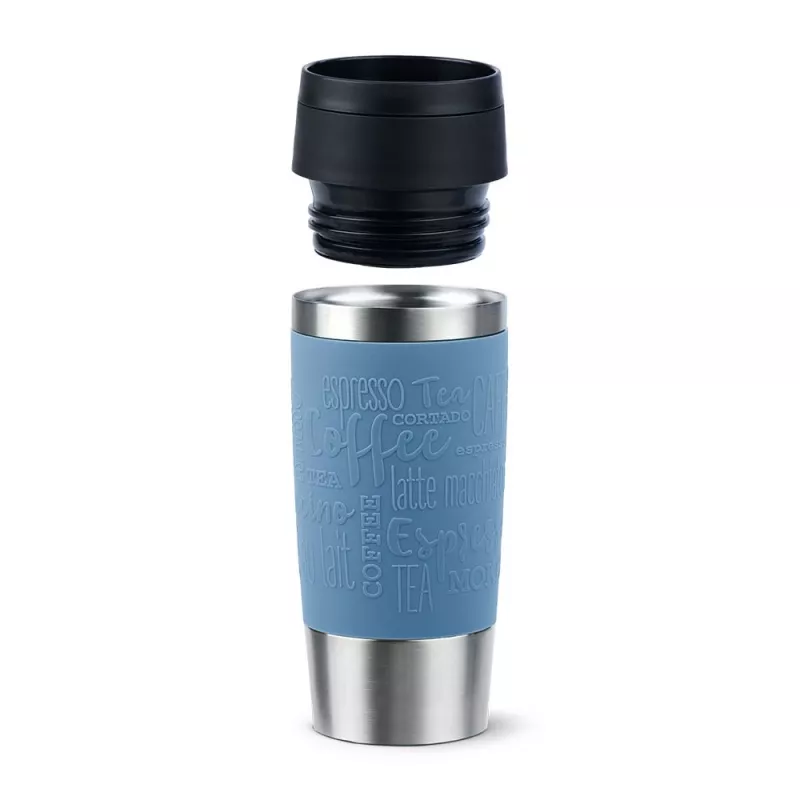 EMSA Travel Mug Classic 360 ml termopuodelis, mėlynas, nerūdijantis plienas