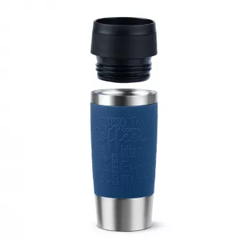 EMSA Travel Mug Classic N2020300 kelioninis puodelis 360 ml Juoda, Mėlyna, Nerūdijantis plienas