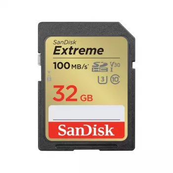 WESTERN DIGITAL Extreme 32 GB SDHC atminties kortelė iki 100 MB/s UHS-I Class 10 U3 V30