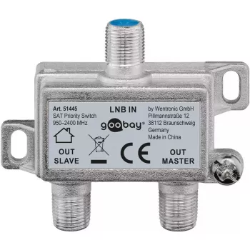 Goobay SAT Priority Splitter – kabelinis skirstytuvas palydoviniam signalui