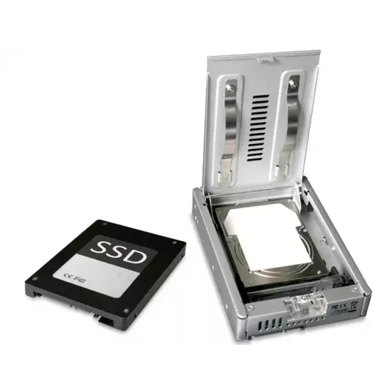 Icy Dock MB982SP-1S SATA SSD / HDD keitiklis iš 2,5 į 3,5 colio, sidabrinis