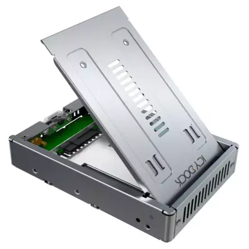 Icy Dock MB982SP-1S SATA SSD / HDD keitiklis iš 2,5 į 3,5 colio, sidabrinis
