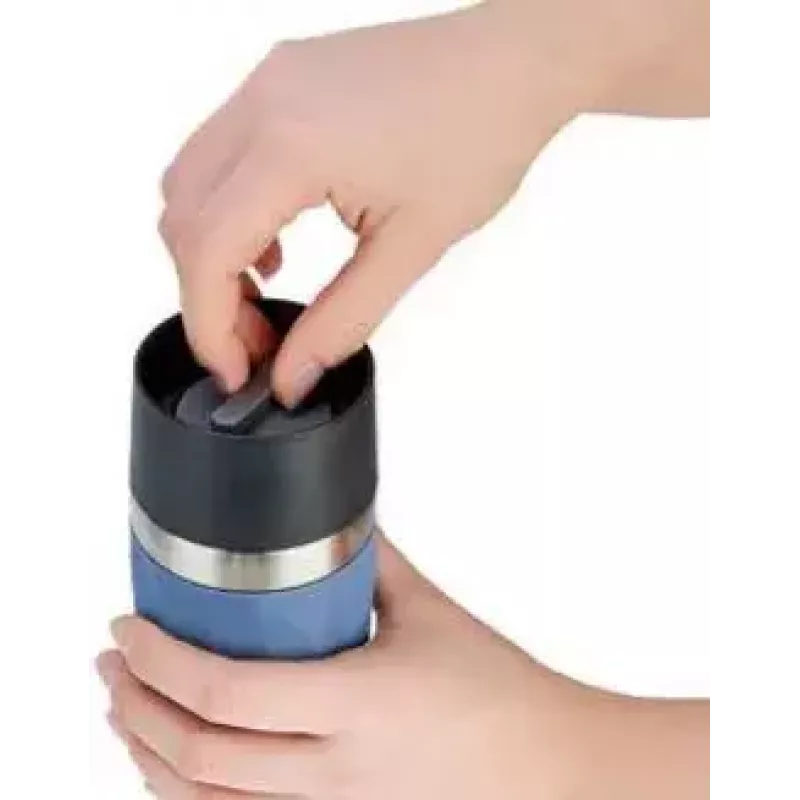 EMS N21602 0,3 ml mėlynas nerūdijančio plieno indelis