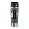 EMSA N2022300 Travel Mug Classic Grande šilumą išlaikantis puodelis, 500 ml, nerūdijantis plienas/PP/silikonas, Quick Press dangtelis, pilkas