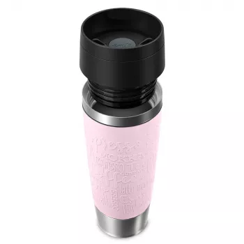 Termo puodelis EMSA Travel Mug Classic Grande 500 ml rožinis, nerūdijantis plienas