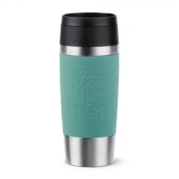 EMSA Travel Mug Classic 360 ml kelioninis puodelis, mėlynas, nerūdijantis plienas