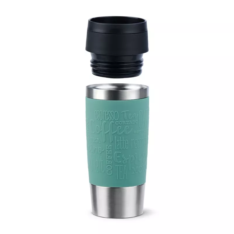 EMSA Travel Mug Classic 360 ml kelioninis puodelis, mėlynas, nerūdijantis plienas