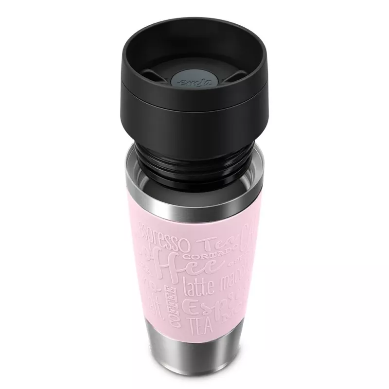 EMSA Travel Mug Classic 360 ml rožinis nerūdijančio plieno kelioninis puodelis
