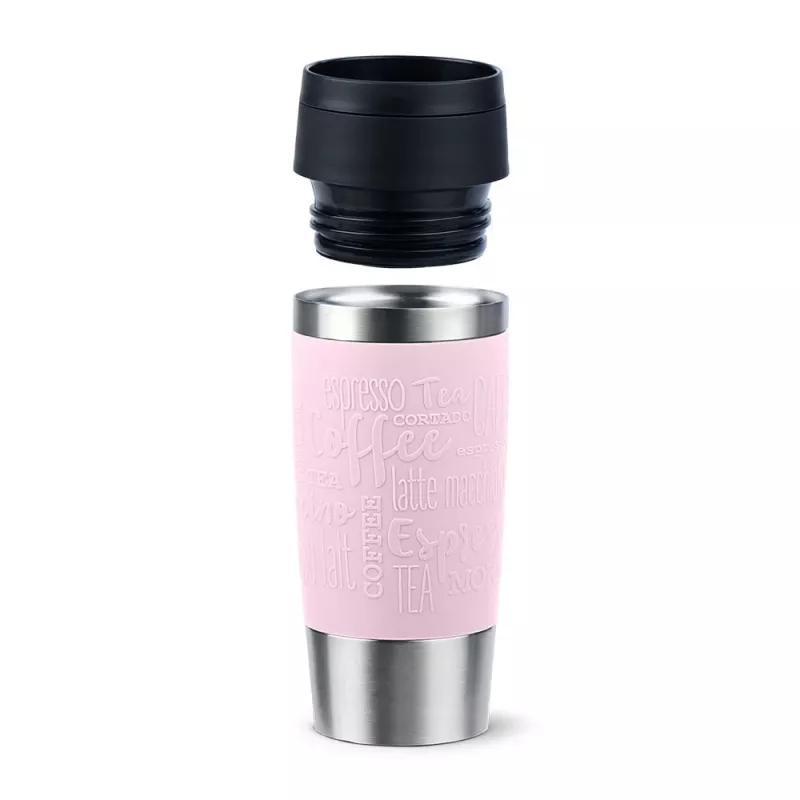 EMSA Travel Mug Classic 360 ml rožinis nerūdijančio plieno kelioninis puodelis