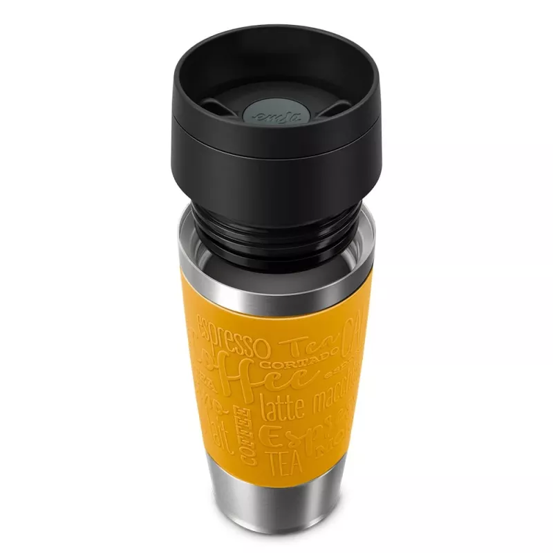 EMSA Travel Mug Classic 360 ml nerūdijančio plieno termopuodelis geltonas