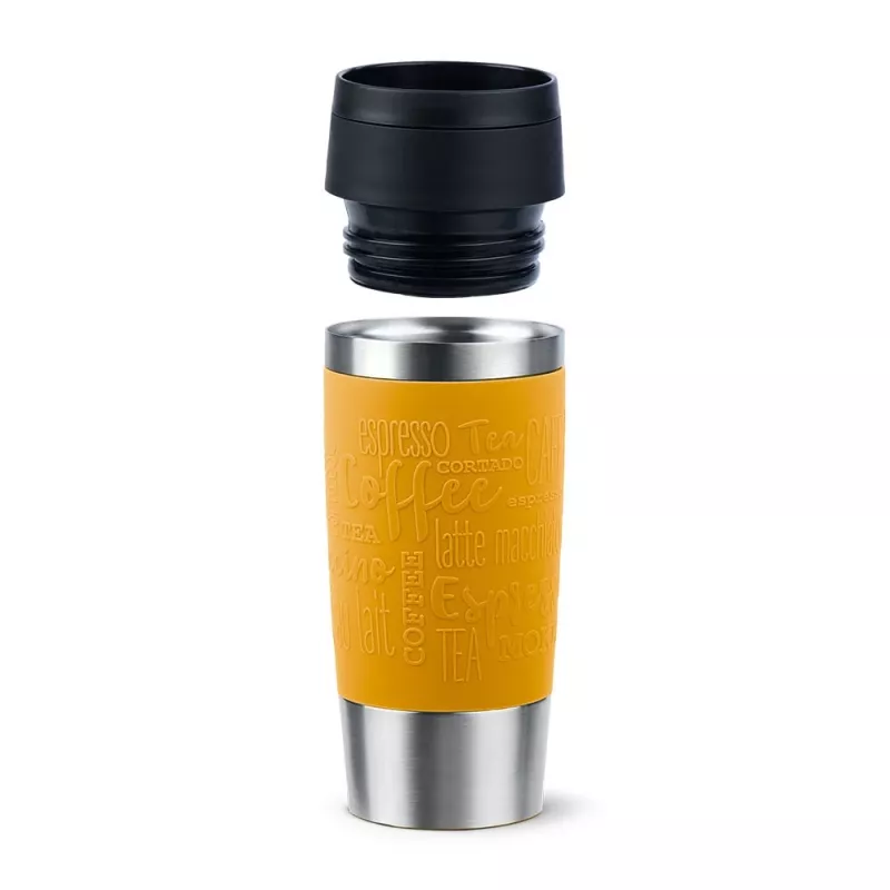 EMSA Travel Mug Classic 360 ml nerūdijančio plieno termopuodelis geltonas