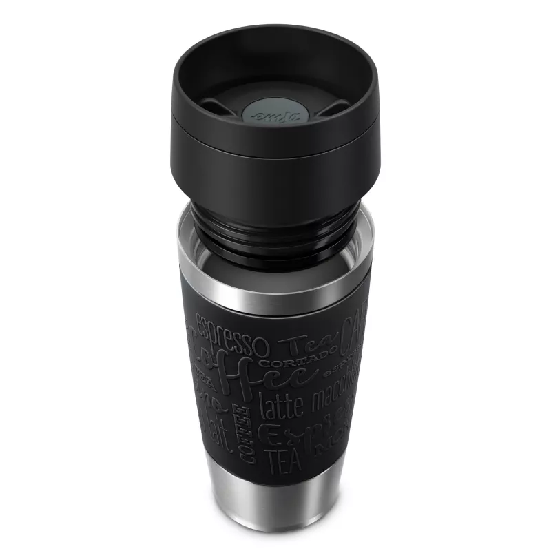 EMSA Travel Mug Classic N2020200 termosas 360 ml Juodas, Nerūdijantis plienas