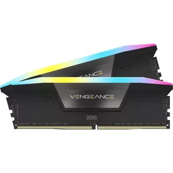 CORSAIR Vengeance RGB 32 GB (2x16 GB) DDR5 5200 MHz CL40 atminties rinkinys - juodas