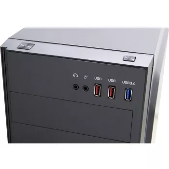 INTER-TECH B-42 RGB korpusas - ATX - su RGB juostele